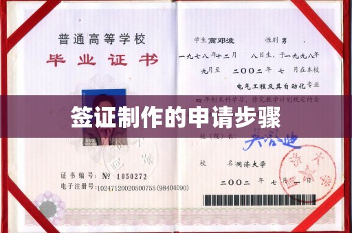 独山子签证制作的申请步骤